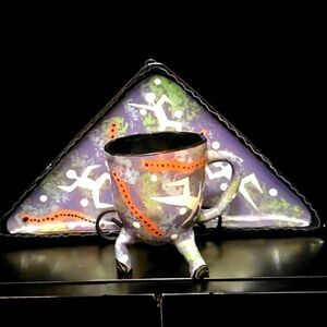 GLAZED CLAY Pottery by Artist Terri Cody!  Unique One of a Kind! Great gift!